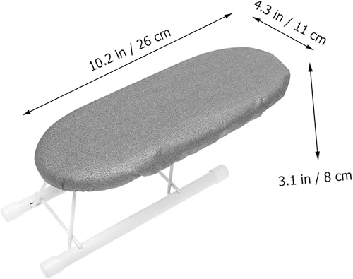 Miniatura 2 de Cómoda tabla de planchar, mini estante de planchado, taburete plegable para el hogar, fácil de limpiar