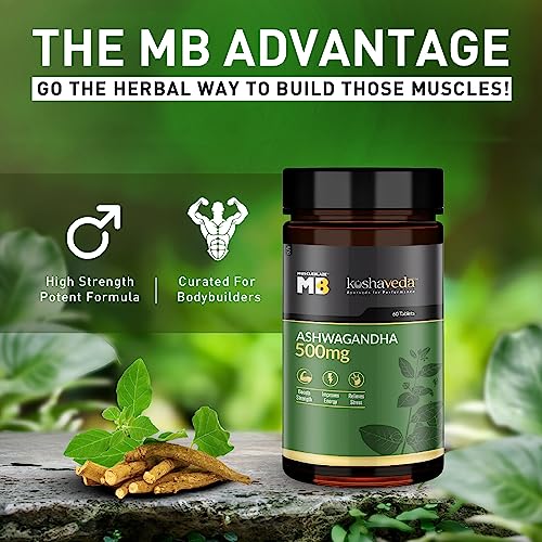 MuscleBlaze Koshaveda Ashwagandha 500mg (60 Tablets) | Ayurveda for Performance, Ayush Approved, High Strength Potent Formula | Boost Muscle Mass & Strength, Enhance Immunity - Image 4