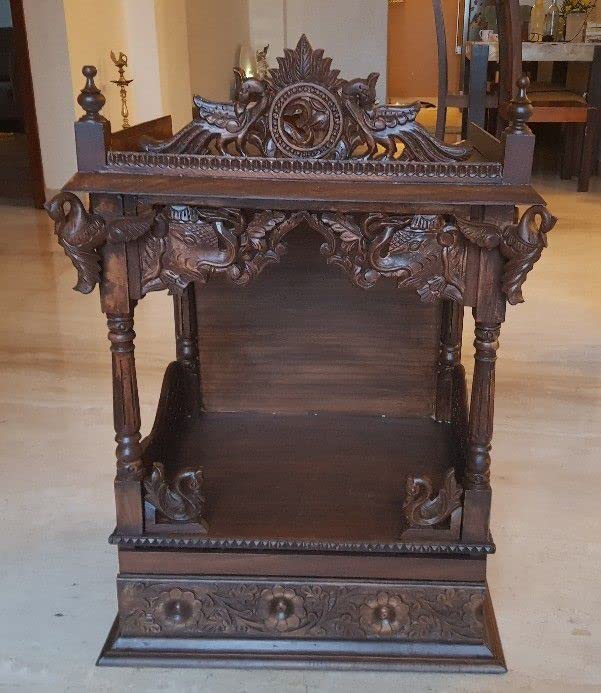 Pooja Mandir per la casa/casa Tempio Mandir, dio Stand, soggiorno religioso tempio fatto a mano, mandap, mandapam