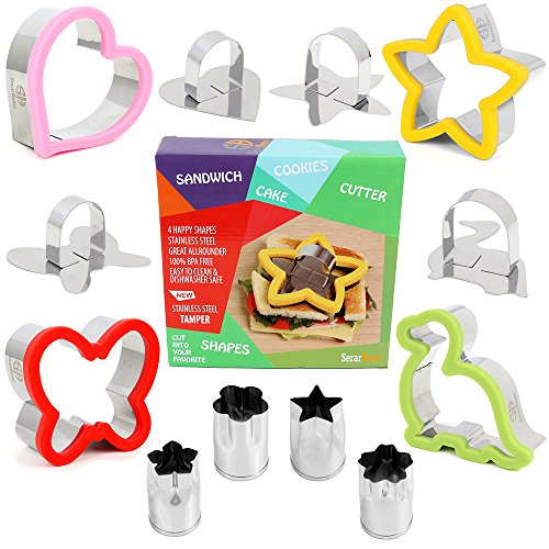 Sandwich Cutter for Kids - Best Stainless Steel Sandwich Cutter Set - 4