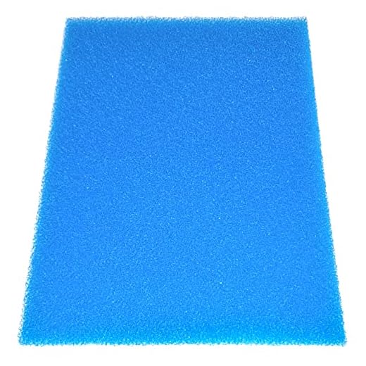 cyclingcolors Mousse de Filtre Eau à découper 300x210mm Pompe Aquarium Bassin Universelle, épaisseur 10mm (Maille Moyenne 20PPI)