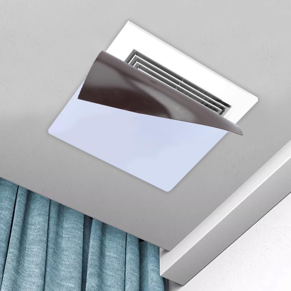 2 fundas de ventilación magnéticas cuadradas, cubiertas de ventilación magnéticas, cubiertas de ventilación magnéticas cuadradas para techo, bloqueadores de ventilación, para rejillas de ventilación y