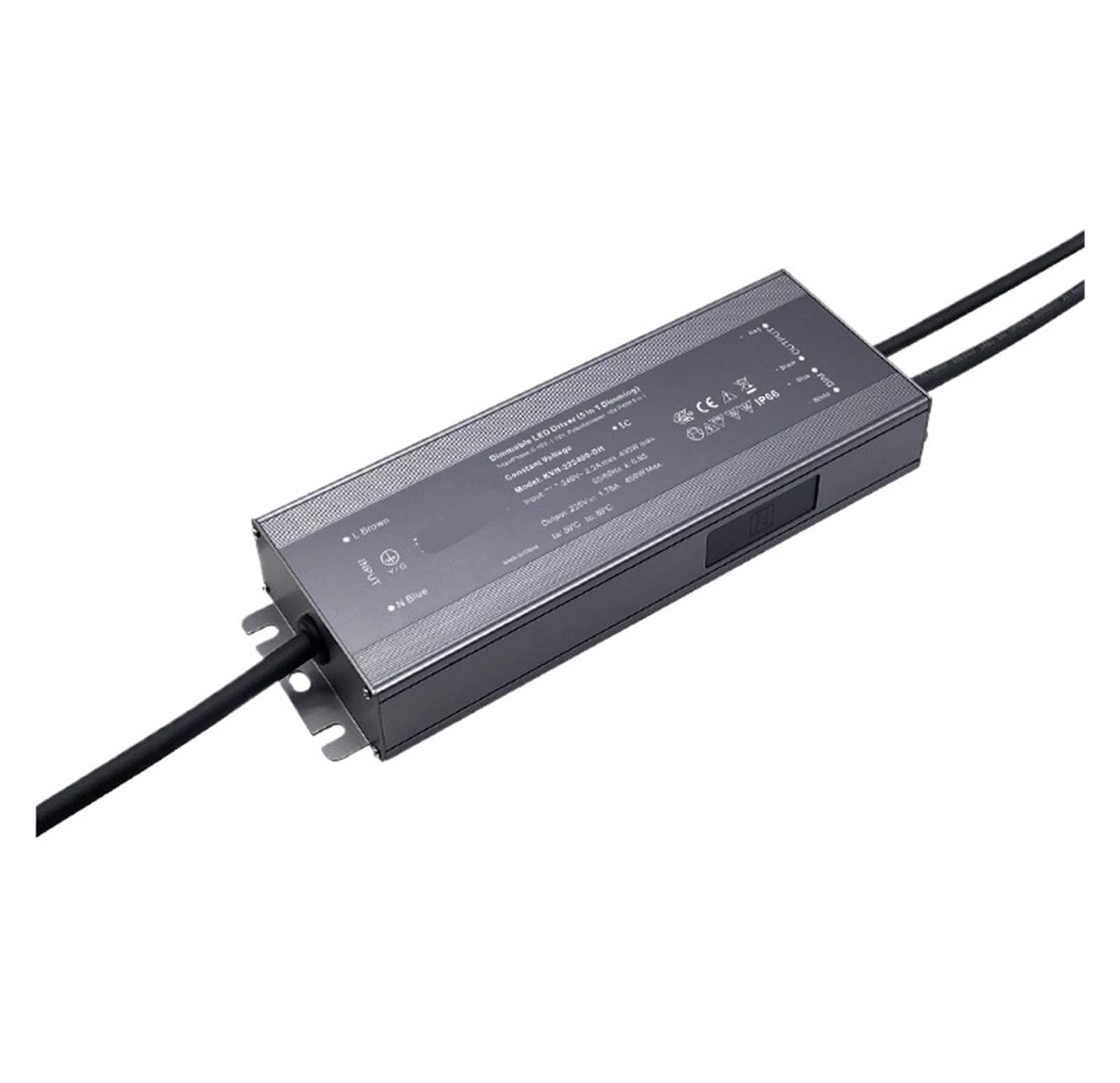 Alimentation gradation LED sans scintillement pour supprimer les reflets