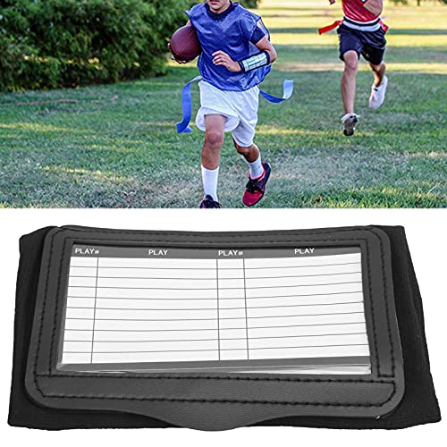 Training Assistant Football, Board Wristband Fold Transparent Wrist Soccer Wristband Quarterback Cover Teaching - Image 3