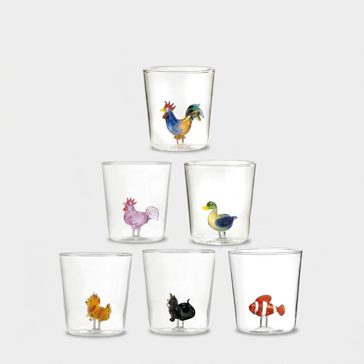 Produce Shop Set mit 6 Deko-Gläsern Pet Friends Mix 5