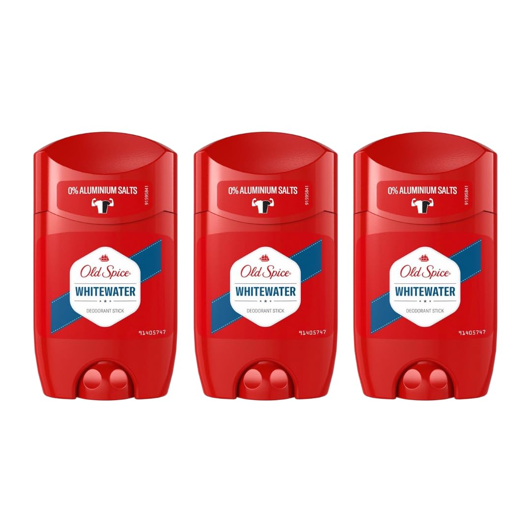 Old Spice Whitewater Deodorant Stick for Men 50 ml Long-Lasting Fresh Aquatic Scent 48 Hour Odor Protection Travel