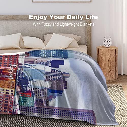 Couverture flanelle Boston pour canapé plaid doux anti frisson canapé - 6