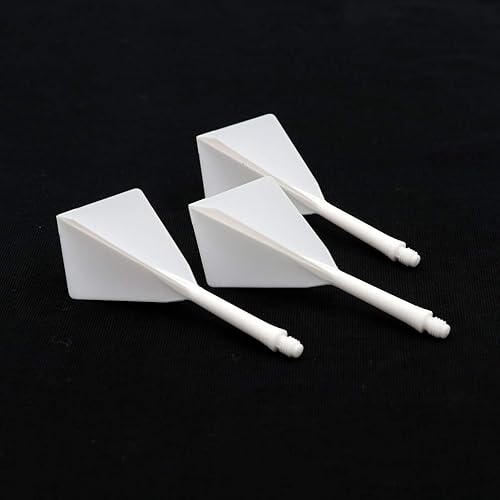 Miniatura 4 de CUESOUL ROST - Eje de dardos y vuelos integrados medianos, forma de diamante, juego de 3