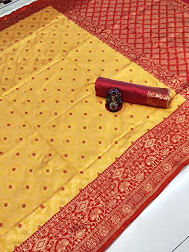 Image of Flosive Women's Banarasi Silk Saree