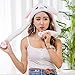 yqtyqs Bunny Hat Animal Cap with Airbag Jumping Rabbit Ear Movable Plush TIK Tok