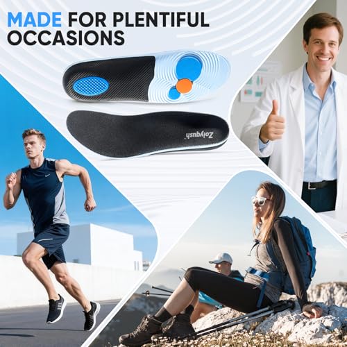 Plantillas ergonómicas unisex talla 11-12 para hombres y mujeres miniatura 7