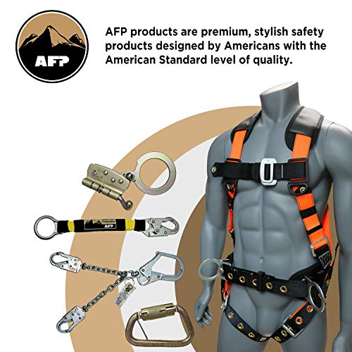 Afp RFK9050 50Ft Fall Protection Roofer Kit Braided Vertical Lifeline W/Rope Grab thumb #8
