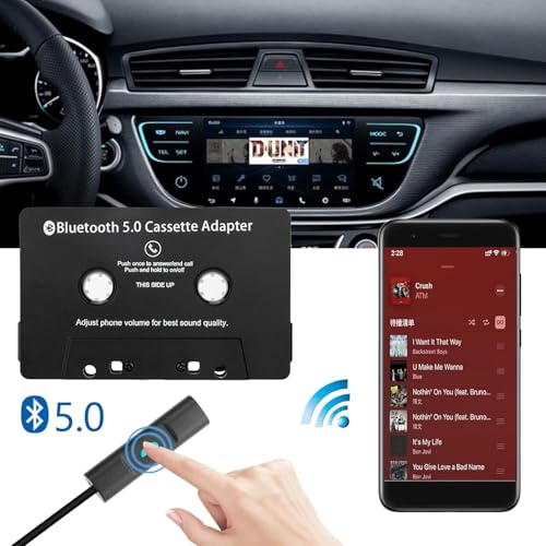 Kassettenadapter von Zhiting für Autoradio und Bluetooth-Geräte