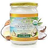 Organic Extra Virgin Coconut Oil - Unrefined Organic Cold Pressed | Ideal For Hair, Skin, Cooking...
