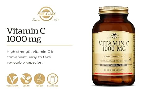 Solgar 30254 Vitamin C 1000 Mg, 250 Vegetable Capsules - Antioxidant & Immune Support - Overall Health - Healthy Skin & Joints - Bioflavonoids Supplement - Non Gmo, Vegan thumb #2