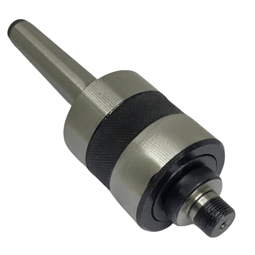 MT2 Threaded Revolving Live Center – Morse Taper 2MT Turning Centre with 14×1 mm Thread | Ball Bearing Tailstock Live Center for Lathe