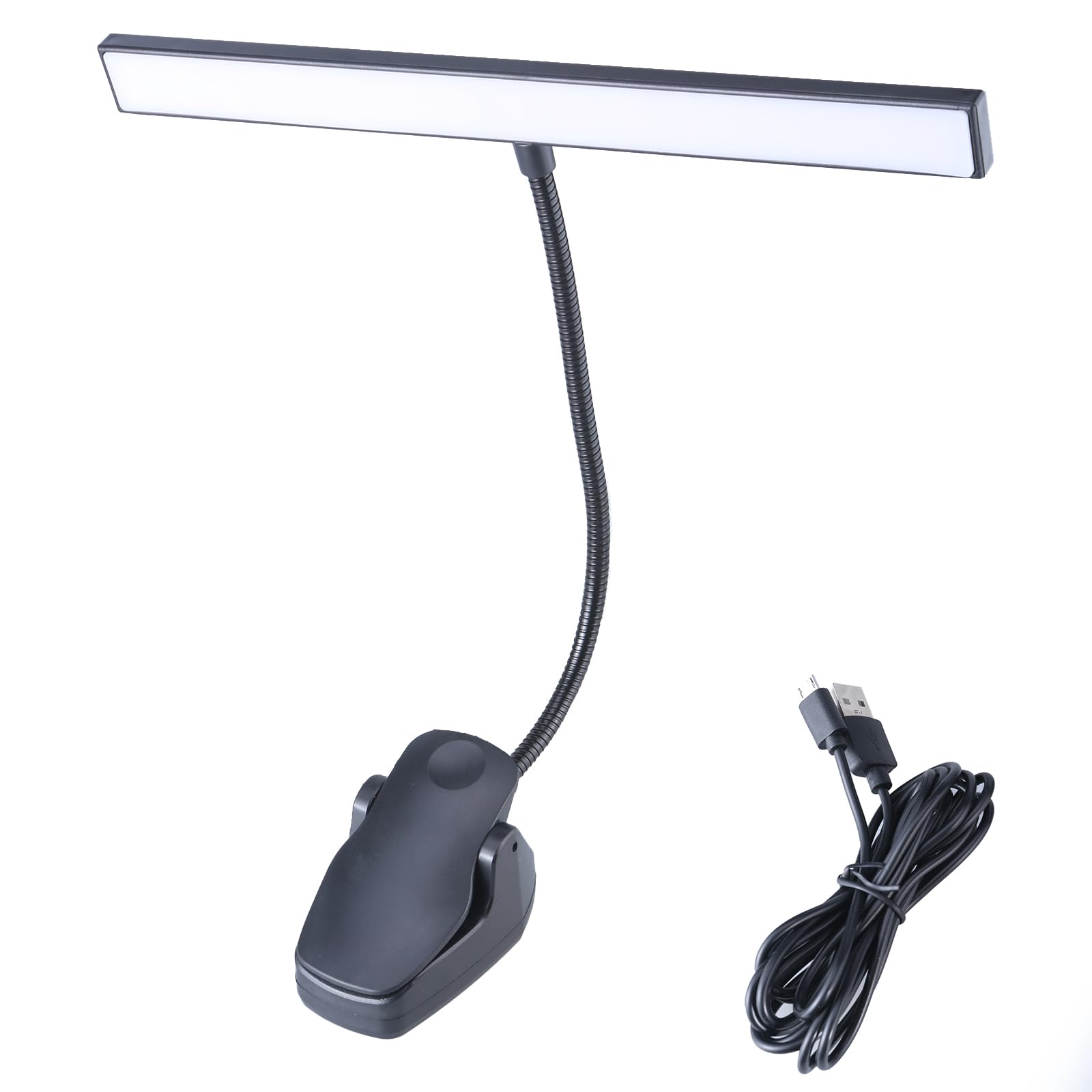 Multifunctional LED Clip on Desk Lamp with 3 Light Color, To