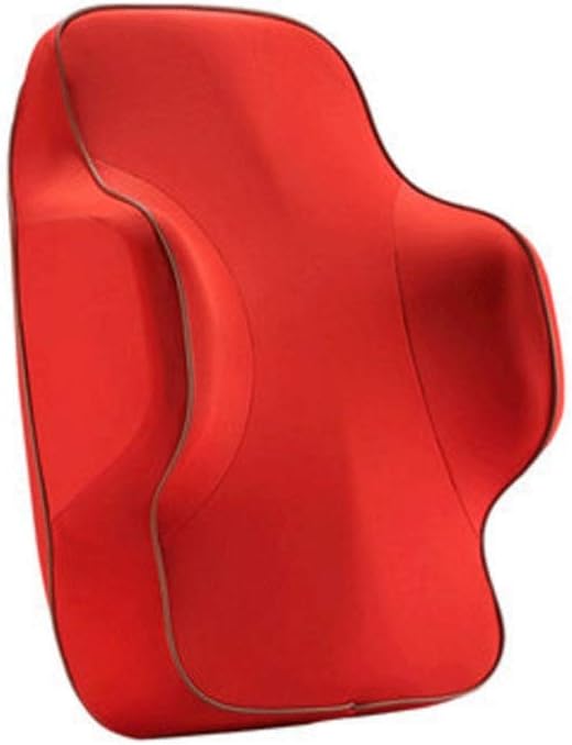 Lumbar Pillow Car Headrest Memory Cotton Car Seat Pillow Lumbar Pillow Driver Car Car Interior Four Seasons(Black)