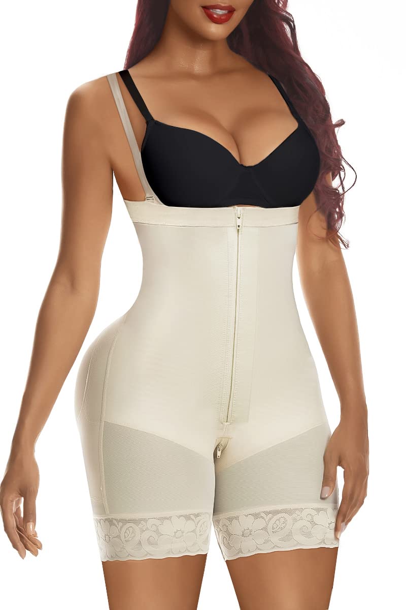 YIANNA Body Contenitivo Modellante Donna Pancera Snellente Post Parto Guaina Contenitiva Intimo Shapewear Bodysuit