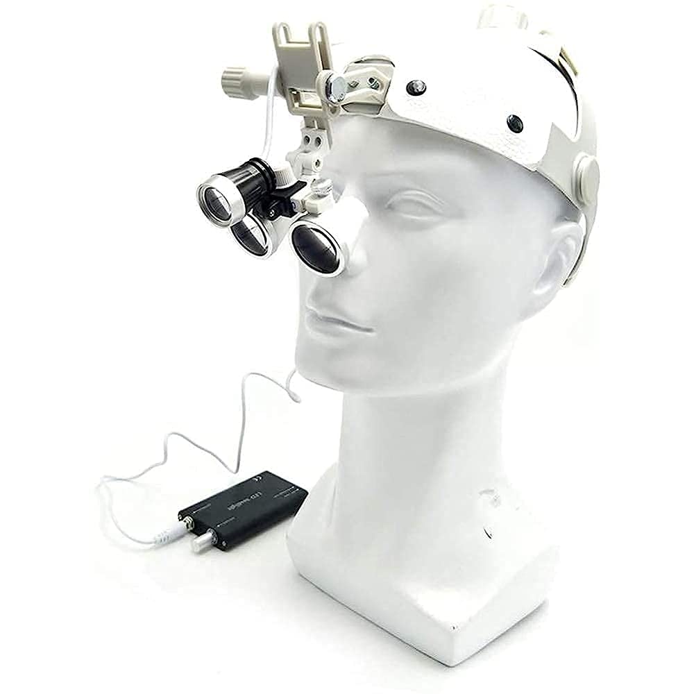 Magnifier with Light, Head Mount Magnifier, Headset Magnifier with Led Lights Hand Free Magnifying Glass Eyelash Extension for Close Work, Electronics, Eyelash, Crafts, Jewelry, Circuit Watch Re