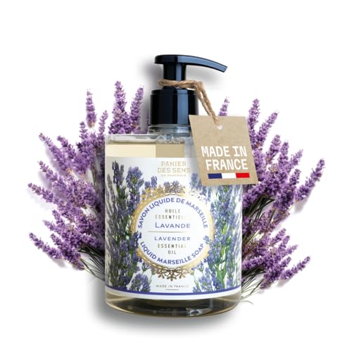 Panier des Sens Lavender Hand Soap - Premium Liquid Soap for Kitchen and Bathroom &ndash; French Savon...