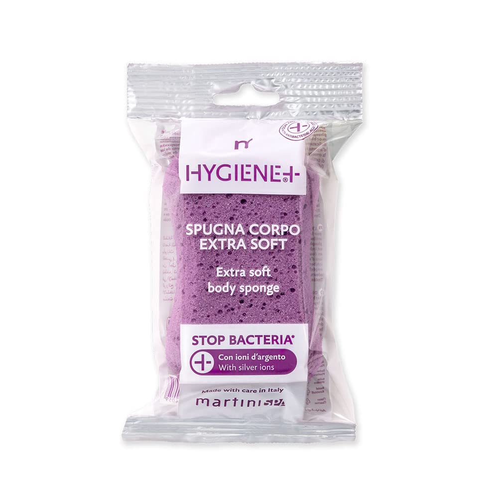 Hygiene+ MartiniSpa Extra Soft Body Sponge, Random (Purple/Blue) - Image 3
