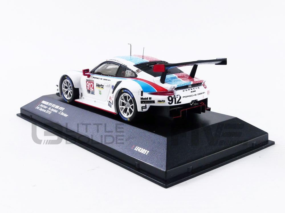 Modellino Auto 1/43 Ixo Models Porsche 911 GT3 RSR #92 24h Le Mans 2018