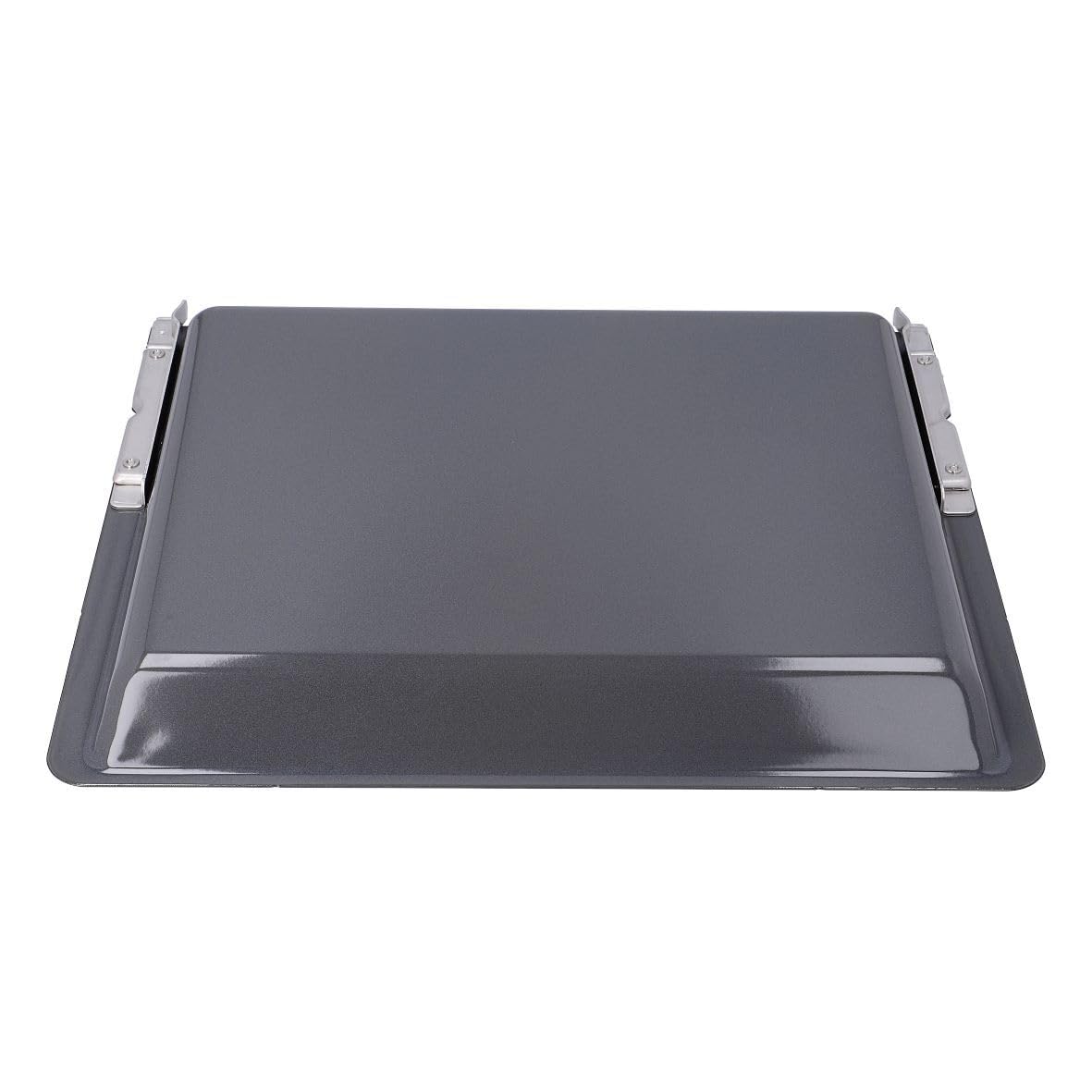 Kompatibel/Ersatz für BOSCH 00437876 Backblech Kuchenblech Fettpfanne Universalpfanne mit Träger 428x375x40mm emailliert Backofen Herd Siemens 437876 für HB HBN HE HEN HEV HEZ HK HL HS HSN HZ