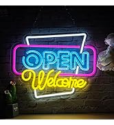 Amazon | Open Welcomeネオンサイン オープンサイン 店舗看板