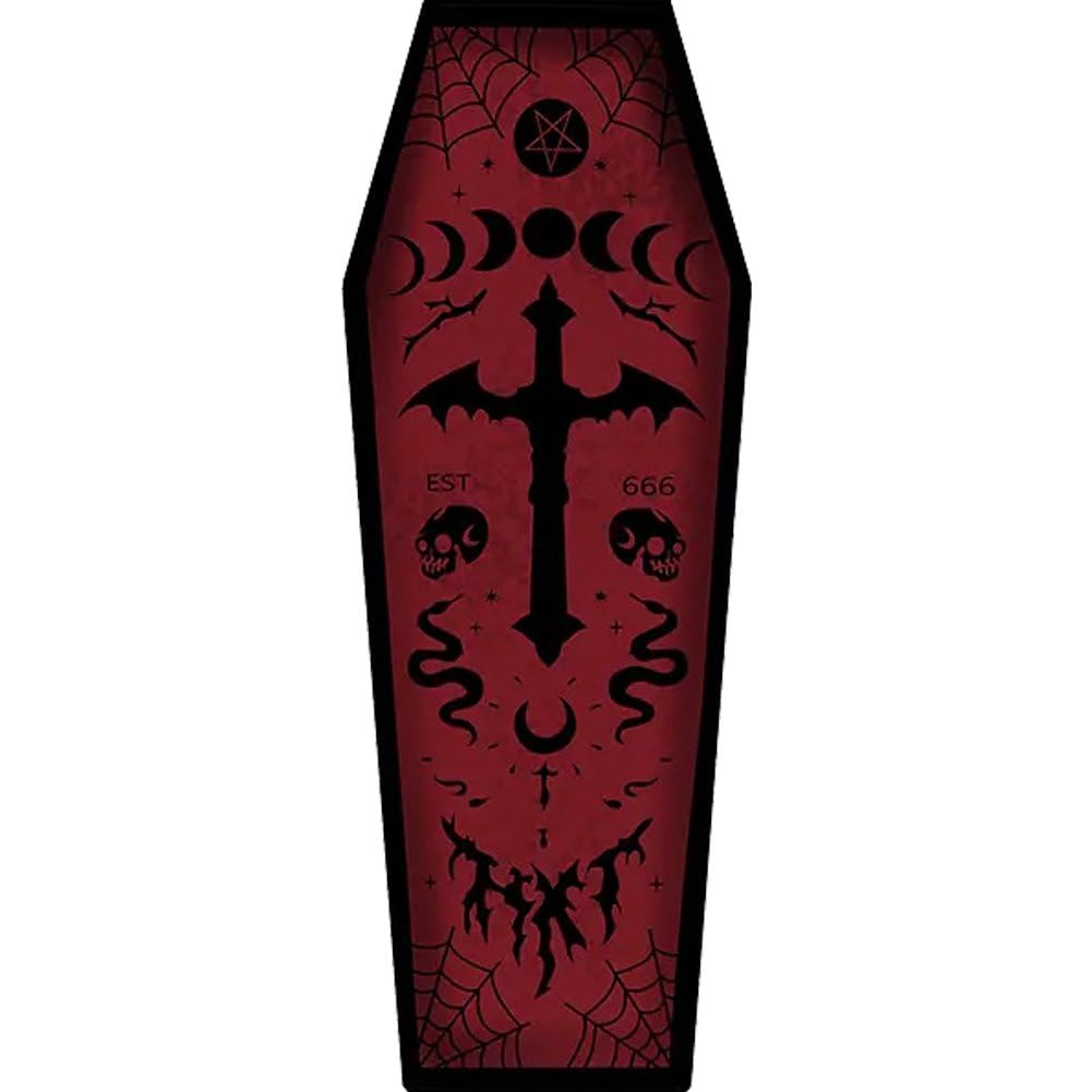 Tapis de bain pour cercueil d'Halloween anti-glisse pour rénover votre décoration