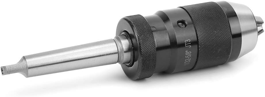 Hilitand JT3 Drill Chuck 1/32in -5/8in Super Heavy Duty Drilling Press Equipment with MT2-JT3 Post