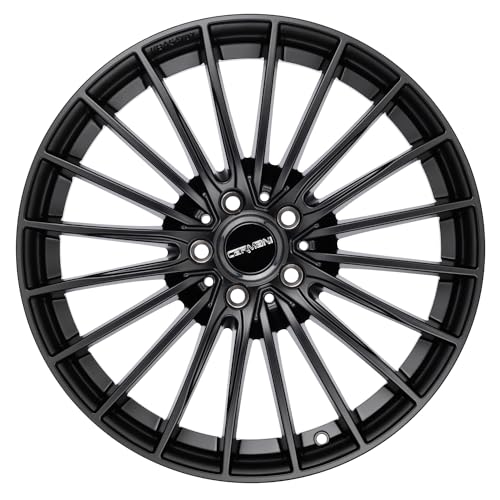 4x Carmani rims alloy rims 24 Karl 8,0x19 ET45 5x108 black matt compatible with Land Rover Discovery Freelander Range Rover Evoque Range Rover Ve - Image 4