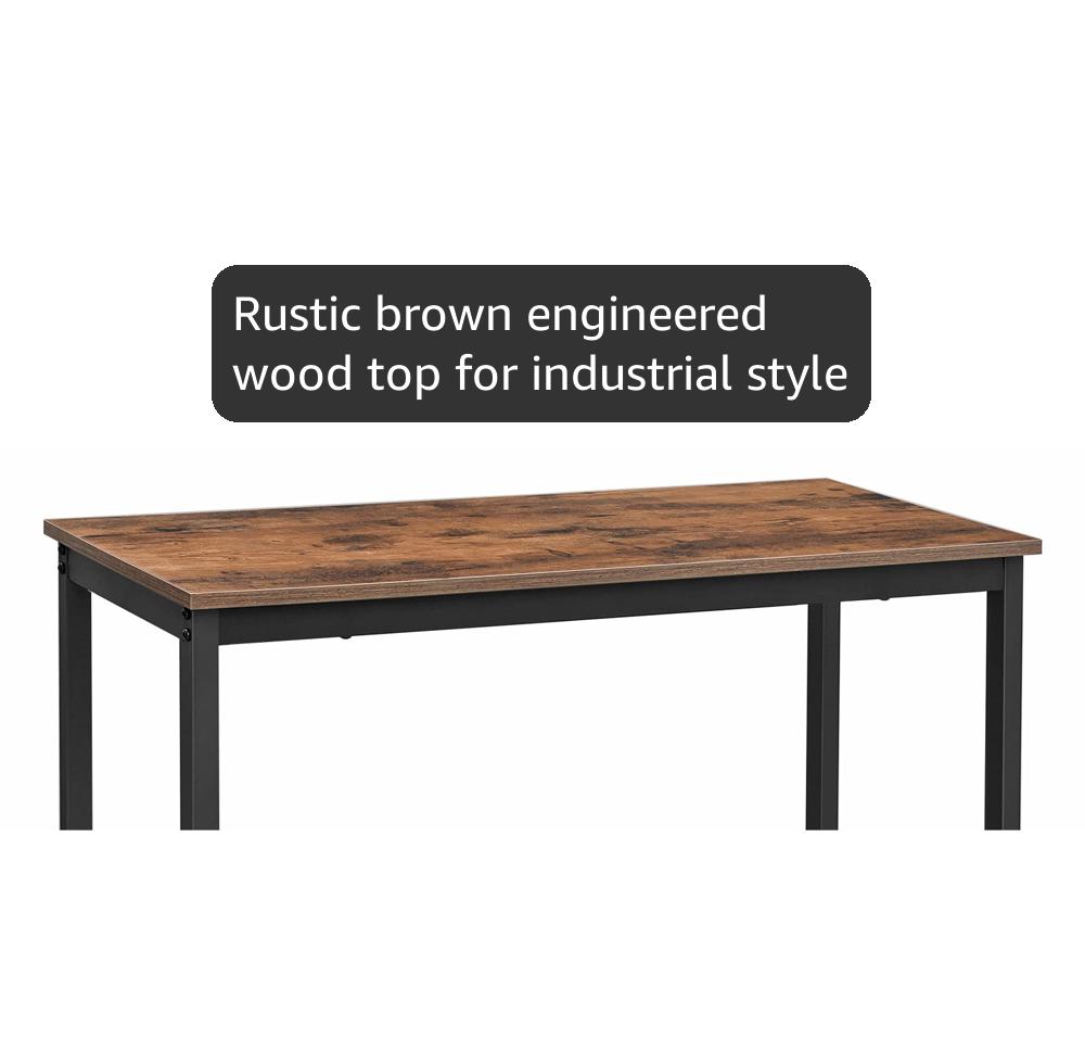 Amazon.com: VASAGLE Bar Table, Kitchen Dining Table, High Top Pub