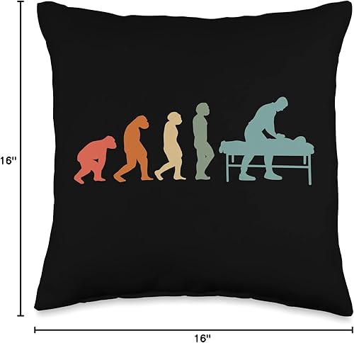 Miniatura 4 de Physiotherapist Accessories Gifts Shirts Fisioterapia, quiropráctico, fisioterapeuta, almohada de fisioterapeuta, 16 x 16, multicolor