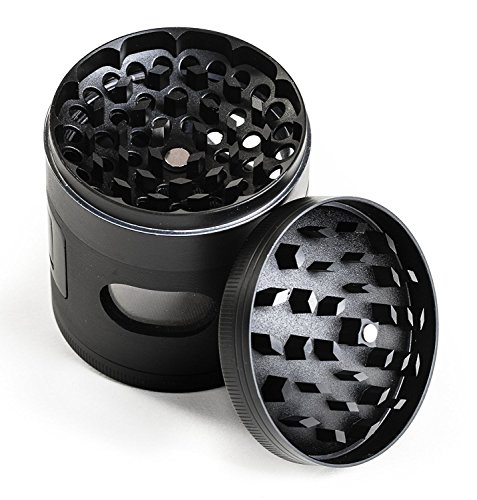 Herb Grinder with Catcher 2.5 Inch Large 4 Piece Metal Transform To Mini Grinder - Thumbnail 7