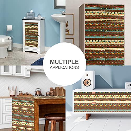 Image of Amazon Brand - Solimo PVC Self-Adhesive Wallpaper, Traditional Design, 41cm x 4.56m