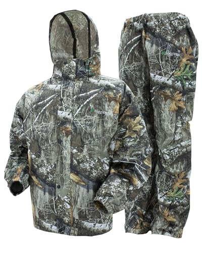 FROGG TOGGS Men's Classic All-Sport Rain Suit - Discontinued, Realtree Edge, XX-Large