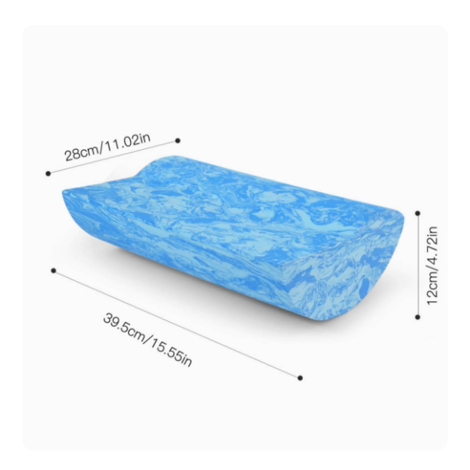 Generic Supporto Bilanciamento Schiuma EVA con Bordo Curvo per Esercizi Propriocettivi Coordinazione E Potenziamento Adatto per Palestra Casa Pilates