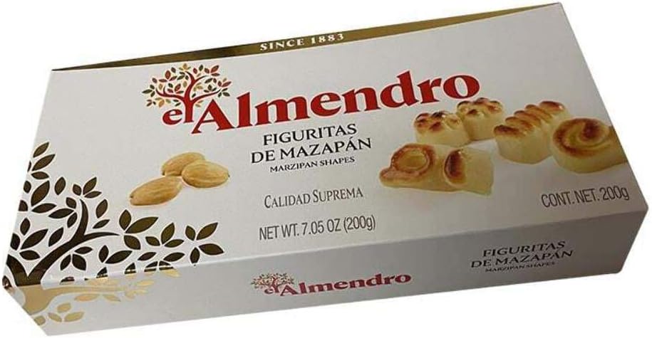El Almendro Marzipan Shapes (Mazapan) Turron 7oz (200 G)