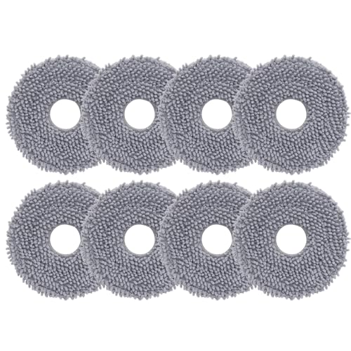 Geoviizon 8 Stück Wischpads Wischtücher Mop Zubehör für Roborock Q Revo/Qrevo MaxV/Qrevo Master/Qrevo Slim/Qrevo Pro/Qrevo S/Qrevo Curv/QV 35S/QV 35A Roboterstaubsauger Ersatzteil