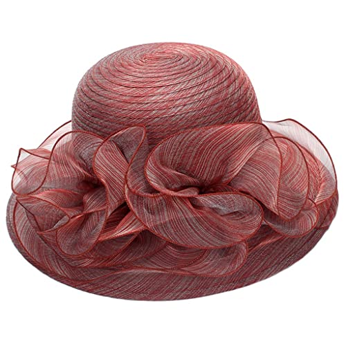 Chapeau de pêcheur d'été chic à grand bord et finitions florales