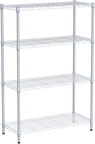 Miniatura 5 de CAPHAUS NSF - Estantería de alambre de altura ajustable con forro, estantería de almacenamiento de sótano, estantería de almacenamiento de acero