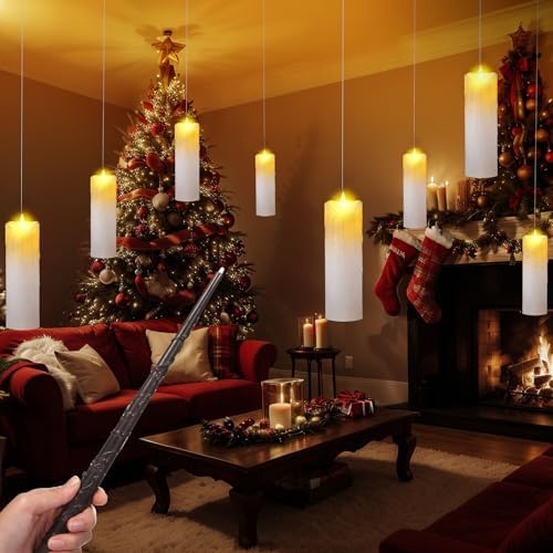 Baquler 8 Pcs LED Floating Candles with Remote Control