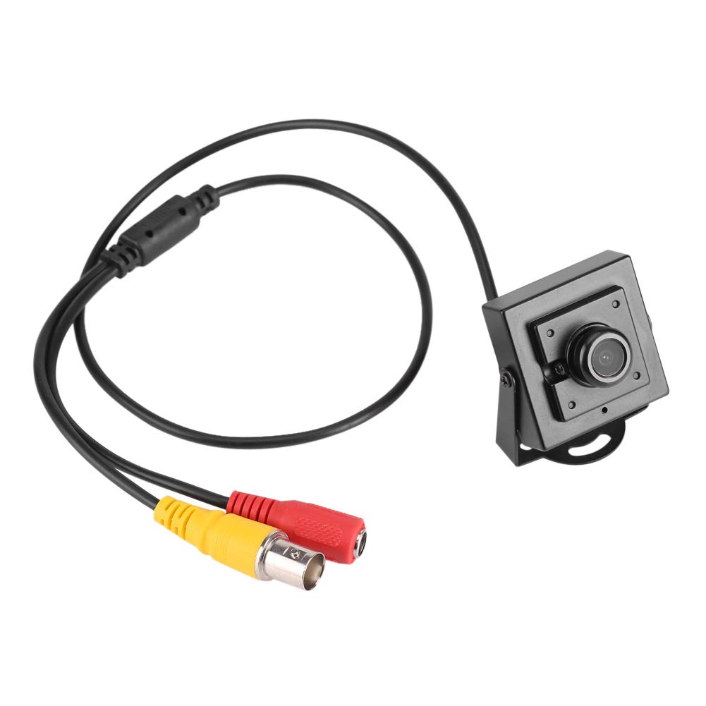 Mini telecamera impermeabile - Telecamera di sicurezza grandangolare HD 700TVL 170 °, obiettivo con messa a fuoco da 2,1 mm Mini telecamera nascosta spia Telecamera CCTV a colori per uso domestico