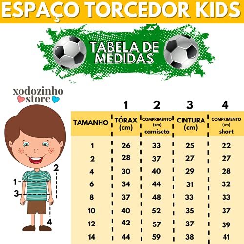 Uniforme Infantil Flamengo Torcedor com Símbolo Bordado