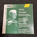 ハンス・ツェンダー シューベルト第1番悲劇的&ウェーベルン