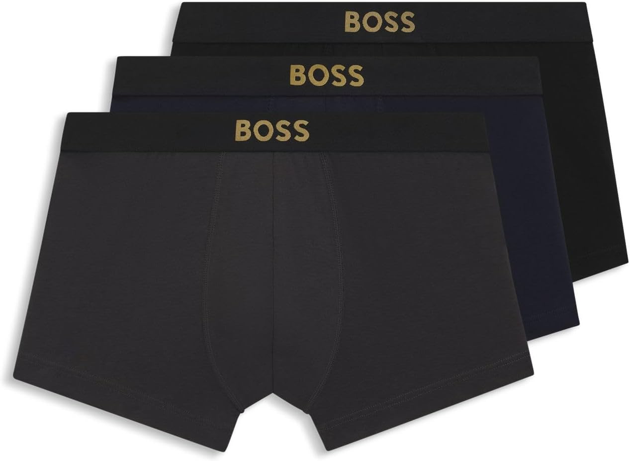 Men Trunk 3p Gold Logo G 10272529 Trunk (pack of 3)