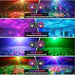 Disco Lights Disco Ball, Sound Activated Party Light with Roating Disco Ball,Star Projector,Ocean Light and Laser Lights for Party DJ KTV Club Wedding Festivals Stage Dancing Christmas - Image 3