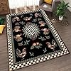 Amazon.com: Soyalie Rustic Lodge Rooster Area Rug for Dining Room Non ...