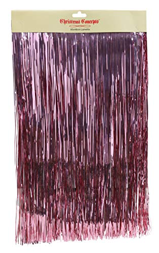 Christmas Concepts® Shiny Lametta – Christbaumschmuck (Blush Pink)